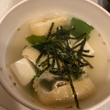 海苔を使って韓国料理に合うスープ